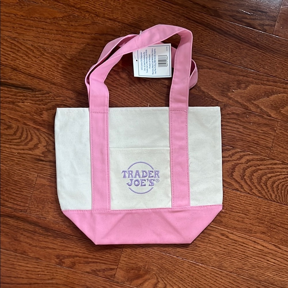 Pink Trader Joe’s Tote Bag